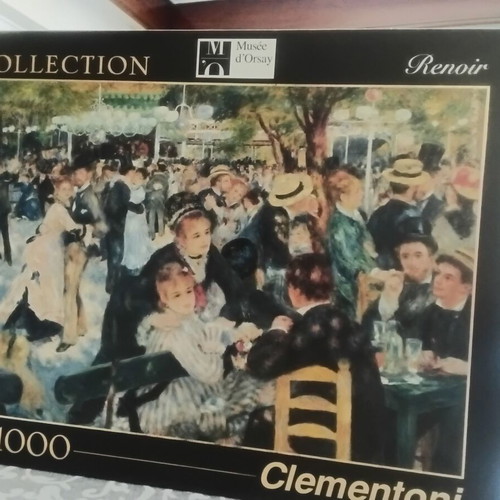 Puzzle 1000 pieces Clementoni Renoir Bal du moulin de la galette like new