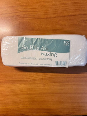 Waxing strips like new, almost full package