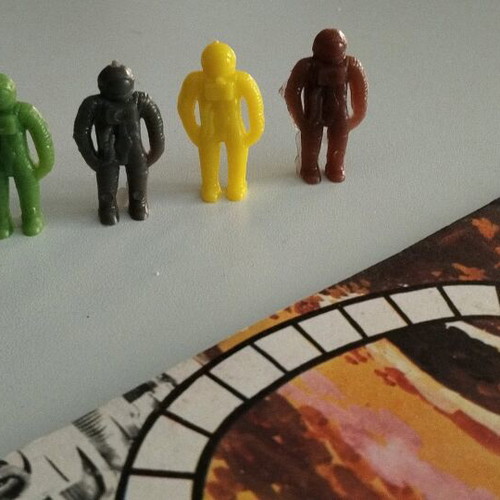 REMOUNDO GREEK VTG 60's LOST IN SPACE RARE BOARD GAME