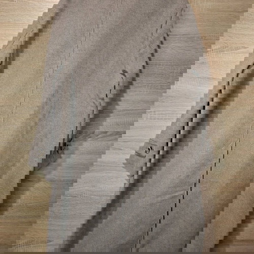 Μπεζ μελανζέ σταυροκουμπωτό παλτό H&M XXL καινούργιο