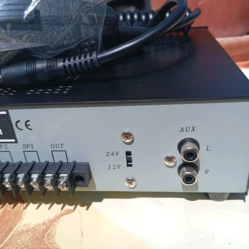 Microphone amplifier for walkie-talkies 12/24 volt new