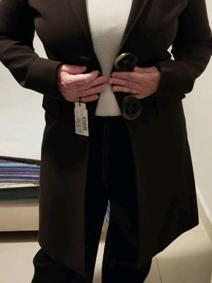 Miss Comode Italia brown coat, size 46, new with tags