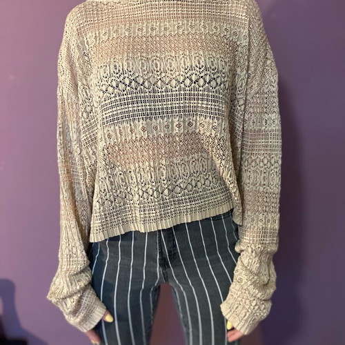 Nidodileda blouse one size like new, beige