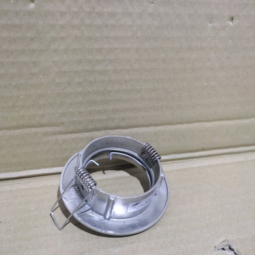 Round recessed silver matte fixed MR16 spot new