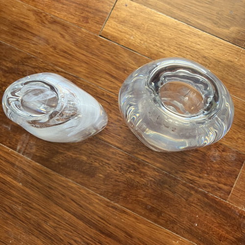 Glass flower vases used, smaller, taller and large mouth
