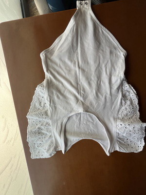Zara λευκό παιδικό τοπ για κορίτσι, μέγεθος S / 36 / 8