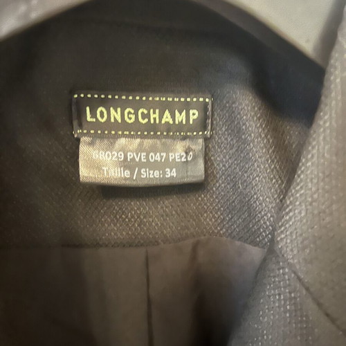 Longchamp blazer, black, size S / 34