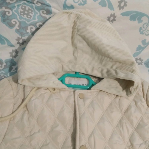 Quilted women's beige jacket L new