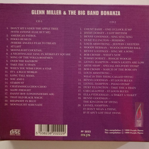 Glenn Miller & The Big Band Bonanza 2 CD set used