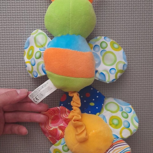 Lamaze Freddie Fabric Firefly and Fischer Price Soft Ball like new