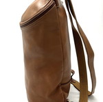 Longchamp brown leather backpack used condition