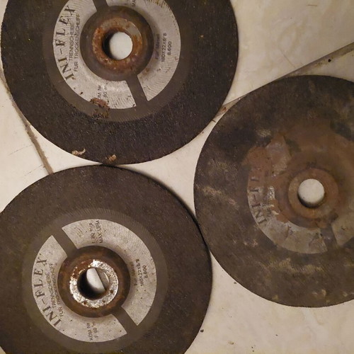 Discs for large wheel, new, set of 3 pieces