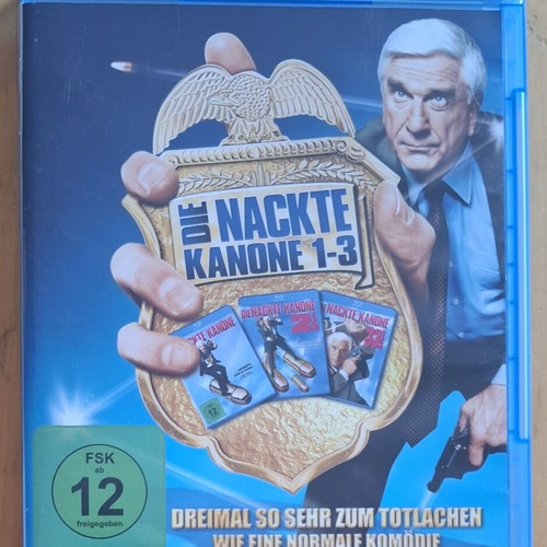 The Naked Gun Trilogy Blu-ray set like new, comedy crime