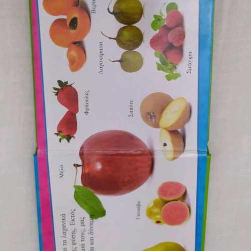 Children's book fruits and vegetables like new