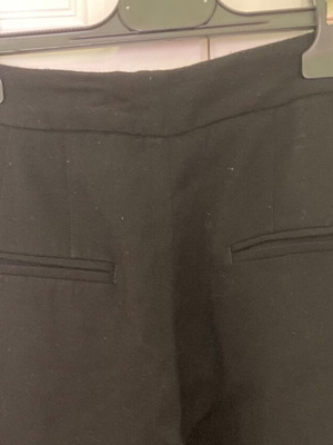 Massimo Dutti Black High-Waisted Tailored Pants XS like new