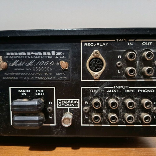 Marantz 1060 amplifier used