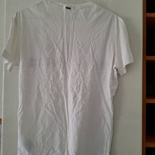 Replay short-sleeve t-shirt used, white, cotton, sizes S and M