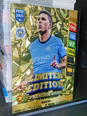Rodri Limited Edition Premium Gold Adrenalyn XL 2025 Panini FIFA 365 σαν καινούργιο