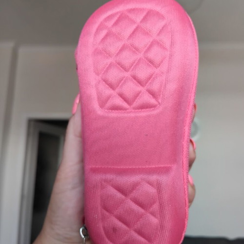 Children's pink glasses case sneaker shape, like new