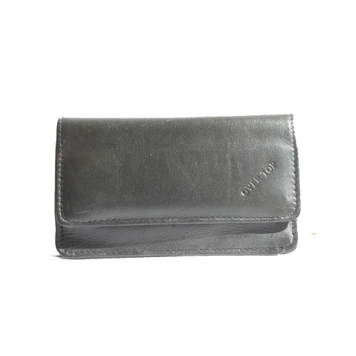 Over Top leather tobacco pouch black new