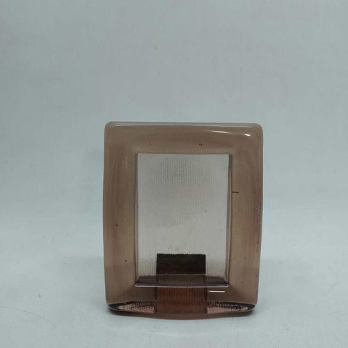 Glass tabletop frame used in pink shade 15x12cm with embossed zagre glass
