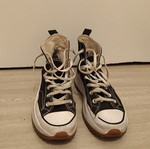 Converse Run Star Hike Platform Sneaker used, black size 38.5