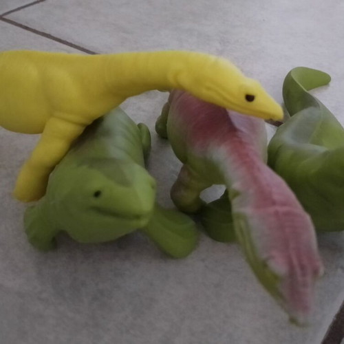 Rubber sea animal toys pack of 4 used