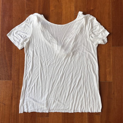 Zara top like new, white, size L