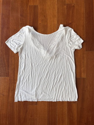 Zara top like new, white, size L