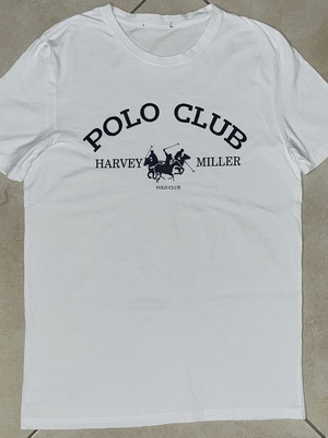Polo Club Harvey Miller T-Shirt white size L like new
