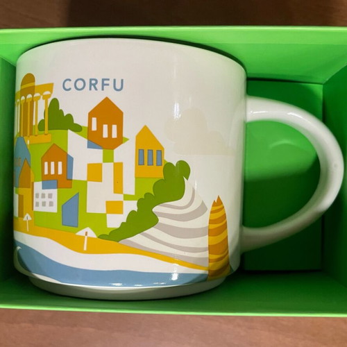 Large Starbucks YAH Corfu Corfu Mug new