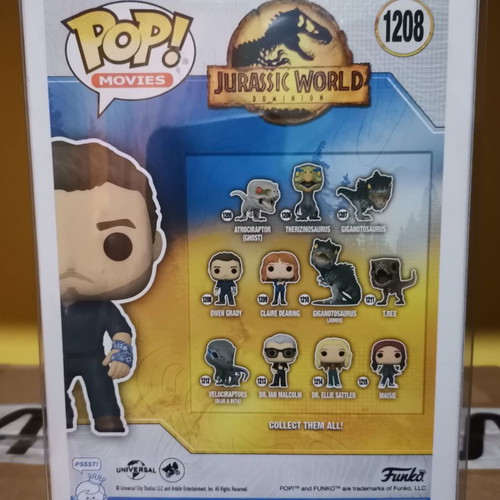 Funko Pop! Jurassic World Dominion Owen Grady used