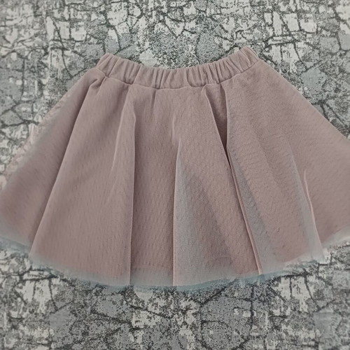 Girls' skirt with lining size 4 years like new beige
