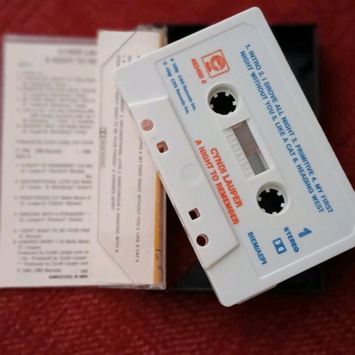 Cyndi Lauper A Night To Remember cassette excellent condition