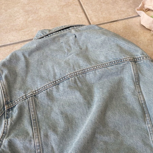 Bershka blue jacket used, size L