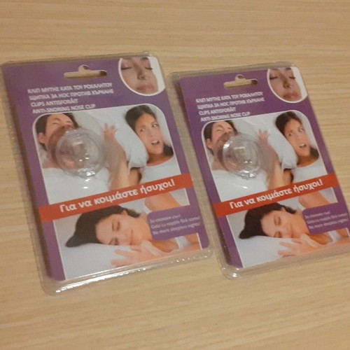 Nose clip for snoring, new set of two sealed