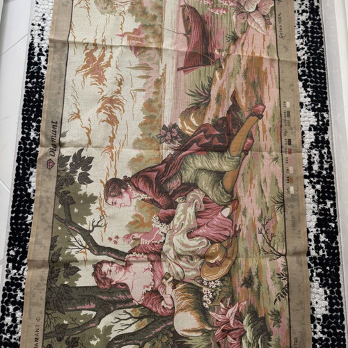 Gobelin canvas Diamant 60x130 new, printed design