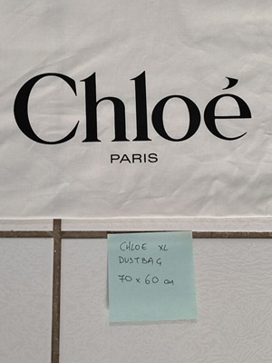 Chloe XL dustbag μεταχειρισμένο, πολύ μεγάλο μέγεθος 70 x 60 εκ