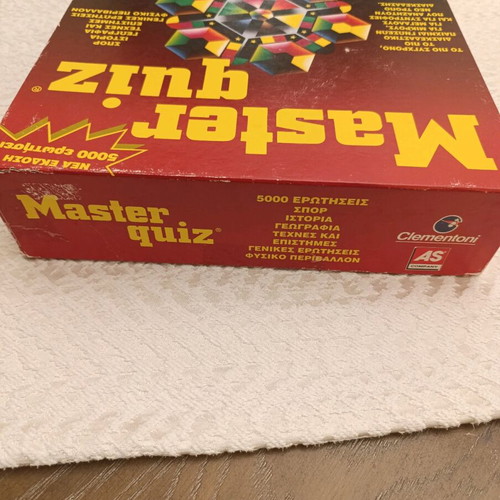 Master Quiz by Clementoni like new knowledge board game 1983