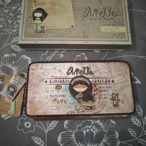 Anekke women's wallet new, colorful with many card slots