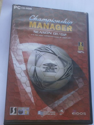 Championship Manager Season 01/02 μεταχειρισμένο, μανάτζερ ποδοσφαίρου για PC