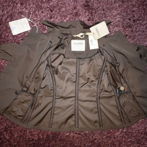 Geospirit Trench Fife women's jacket new, brown, size 42