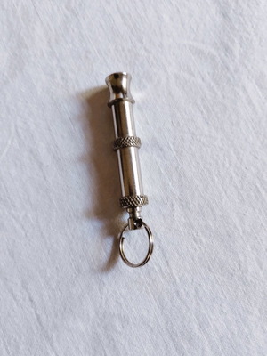 Ultrasonic whistle used, adjustable intensity, metal