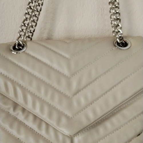 Parfois shoulder bag like new, beige nude with chain strap