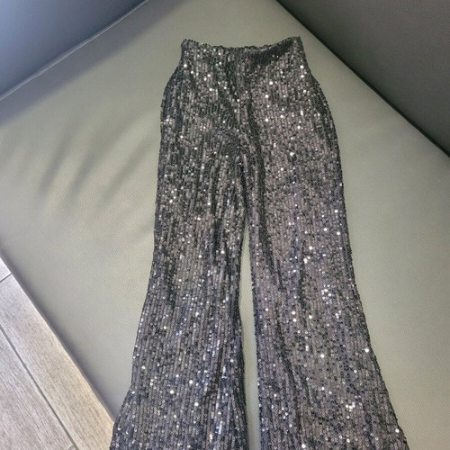Alice pants for girls 4-5 years like new, black and silver