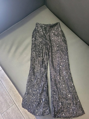 Alice pants for girls 4-5 years like new, black and silver