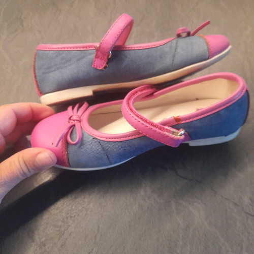 Crocodilino ballerinas used no 28 blue with leather interior