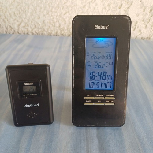 Dexford WS2200 Clock Weather Station used with outdoor sensor