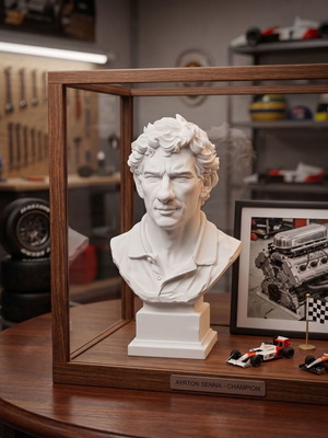 Ayrton Senna bust 3D print new