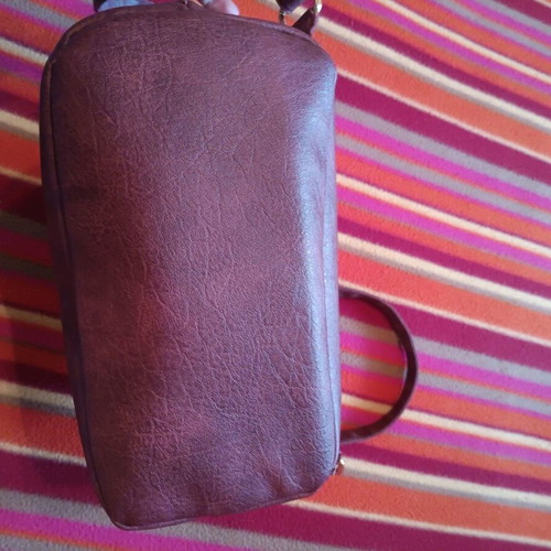 Burgundy large backpack bag used